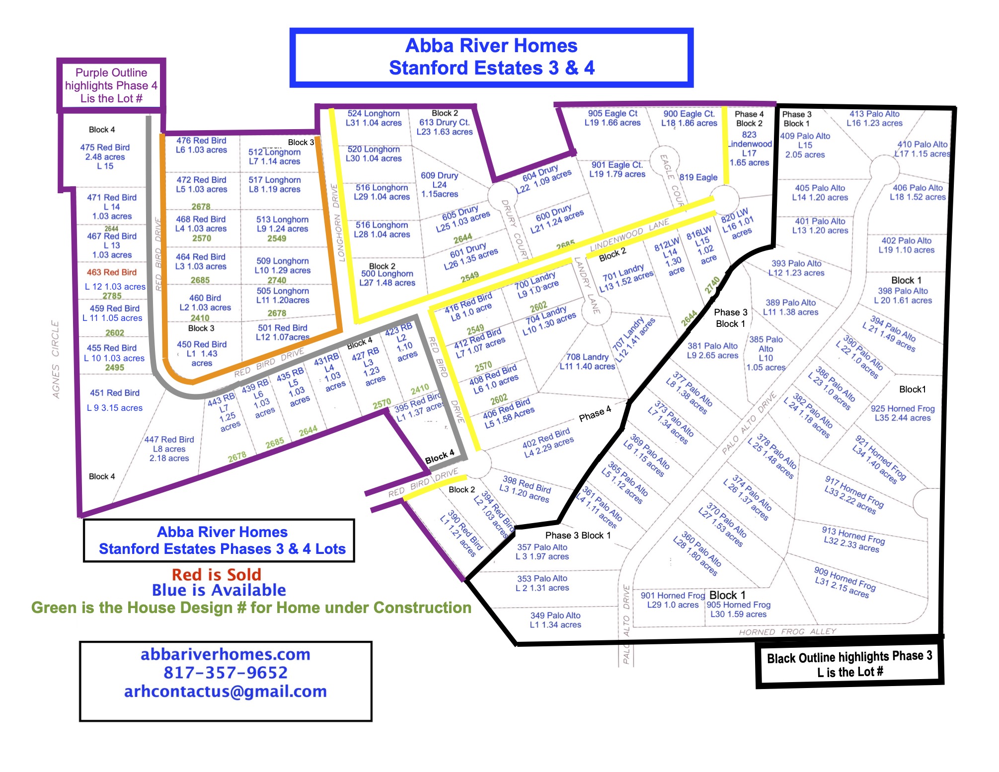 Stanford Estates, Springtown TX Abba River Homes
